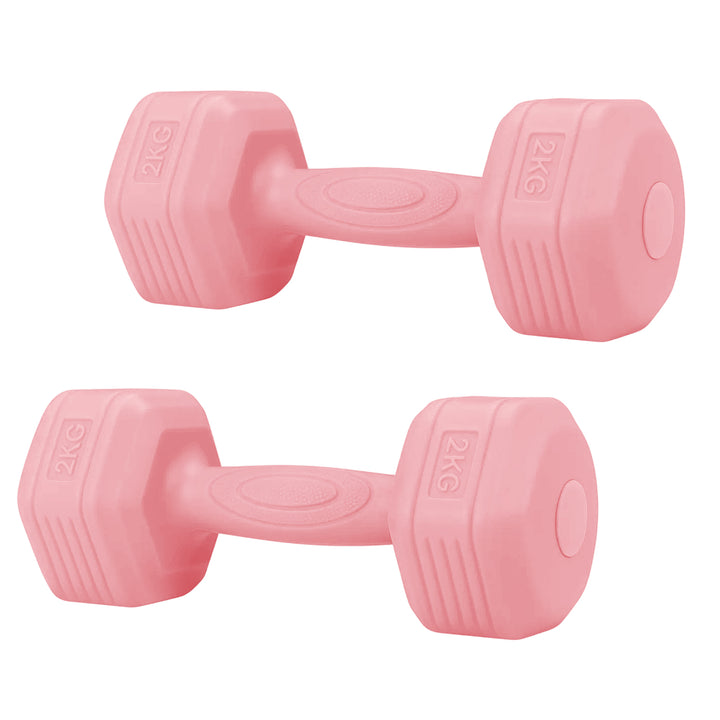 2*2kg Dumbbells Set Dumbbells Strength Training Workout Fitness Fitness Workout Strength Training Lightweight Dumbbells Versatile Fitness Gear