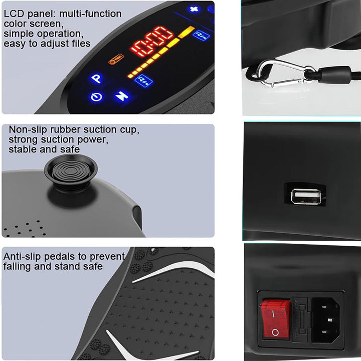 Power Vibration Plate Exercise Machine – 99 Levels & 10 Modes, Bluetooth, Remote ControlHome Fitness & Weight Loss Equipment | Full-Body Workout, Fat Burning & Muscle Toning