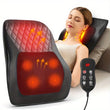 Hands-Free Cordless 3D Kneading Pillow with Heat -Portable Neck & Shoulder Massager for Back, Leg Pain Relief - Ideal Gift for Men & Women, Father's Day/Mother's Day Gifts, USB Powered, Speed Control