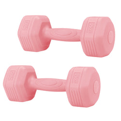 2*2kg Dumbbells Set Dumbbells Strength Training Workout Fitness Fitness Workout Strength Training Lightweight Dumbbells Versatile Fitness Gear