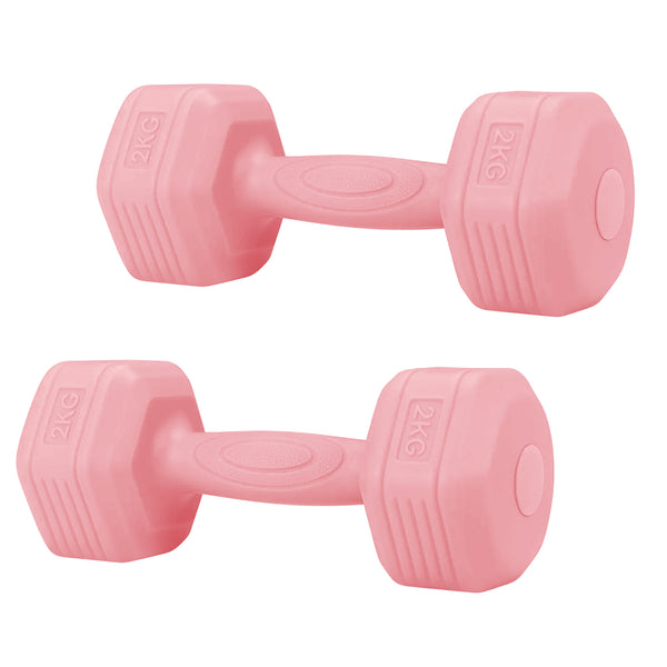 2*2kg Dumbbells Set Dumbbells Strength Training Workout Fitness Fitness Workout Strength Training Lightweight Dumbbells Versatile Fitness Gear