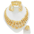 Jewelry Set Exquisite Italy Gold Plated