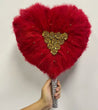 Luxurious Handmade Feather Hand Fan