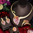 Full Micro Zircon Crystal  Luxury Jewelry Set