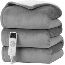 Comfort Blanket Electric Heating Blankets 220V Electric Blanket for Winter Wool Square Plant Plain Nonwoven ODM, OEM