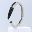 Trendy Cubic Zircon Crystal  Pencil cuff Bangle