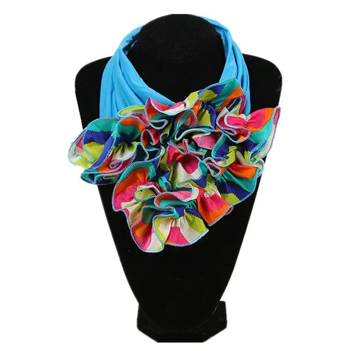 New Trend Women Scarf Floral Collar Scarf Luxury