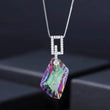 Rainbow Mystic Quartz Gemstone Jewelry Sets 925 Sterling Silver