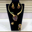 Full Micro Zircon Crystal  Luxury Jewelry Set