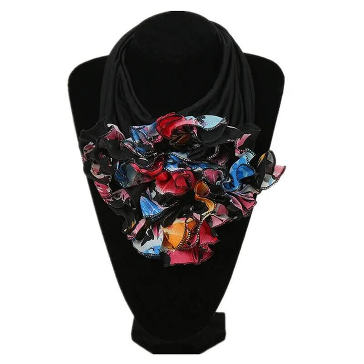 New Trend Women Scarf Floral Collar Scarf Luxury