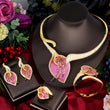 Full Micro Zircon Crystal  Luxury Jewelry Set