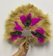 Luxurious Handmade Feather Hand Fan