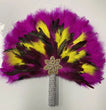 Luxurious Handmade Feather Hand Fan