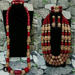 Big Luxury  Coral Beads Wedding Jewelry Sets