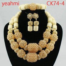 African Beads Jewelry Sets Nigerian Wedding