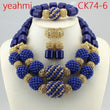 African Beads Jewelry Sets Nigerian Wedding