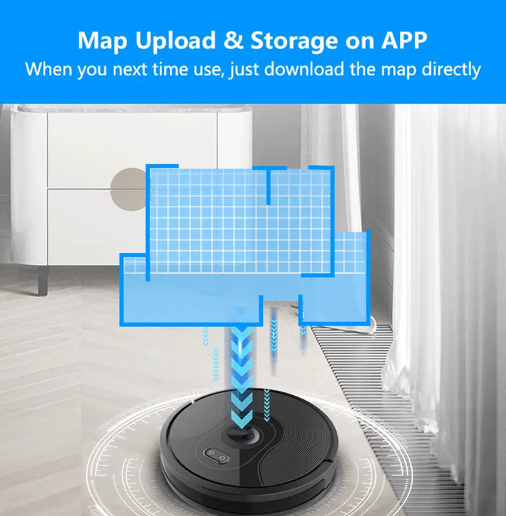 X6 Vacuum Cleaning Robot with Smart Camera Navigation