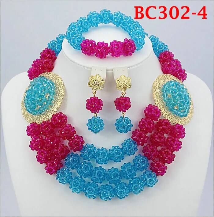 Coral Beads Jewelry: African Wedding