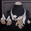 Luxury MAXI SIZE GRAPE 4PCS Nigerian Zircon  Jewelry Set