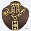 Dubai 18K Gold Plated Jewelry Set For Women Italian Design