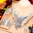 Luxury MAXI SIZE GRAPE 4PCS Nigerian Zircon  Jewelry Set