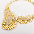 Italy Fashion Angel Feather  Gold Color Jewelry Set For Women