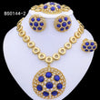 Italian 18K Gold Plated Blue Opal Jewelry Sets