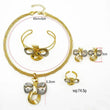 Dubai Gold Color Jewelry Sets Elegant