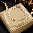 3in1 Crossover Snake Chain Necklace Bracelets