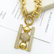 Dubai 18K Gold Plated Jewelry Set For Women Italian Design