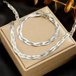 3in1 Crossover Snake Chain Necklace Bracelets