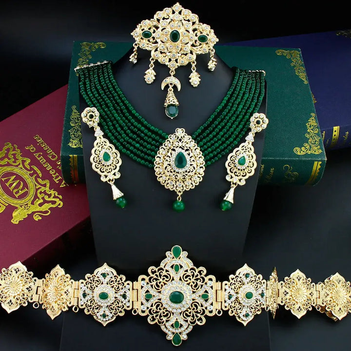 Sunspicems Morocco Bride Jewelry Sets