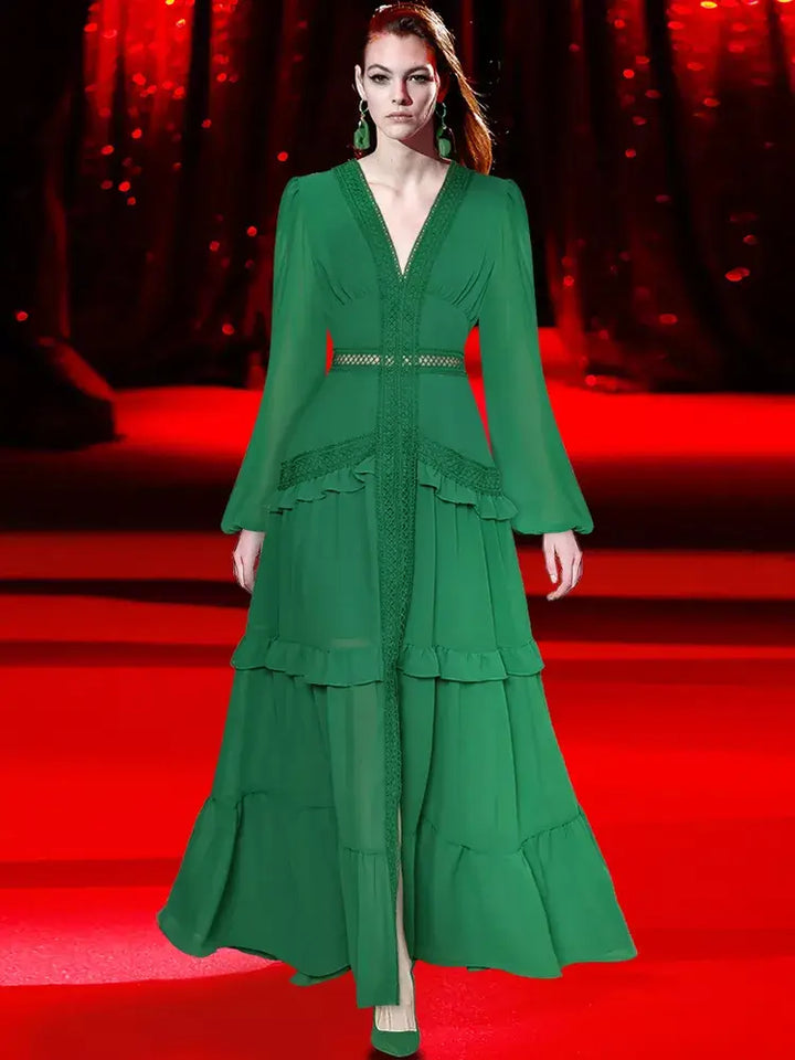 Long Dress Runway Elegant Designer Dresses