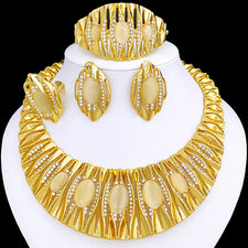 Quality Dubai Gold Colour Jewelry Set