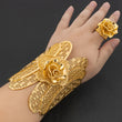 Cuff Bangles with Rings Wedding Banquet