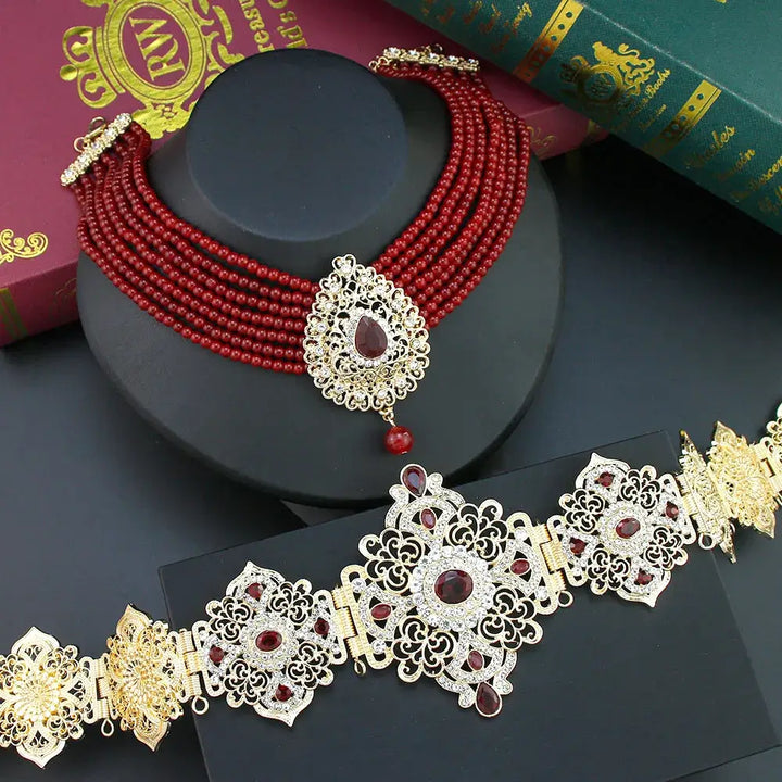 Sunspicems Morocco Bride Jewelry Sets