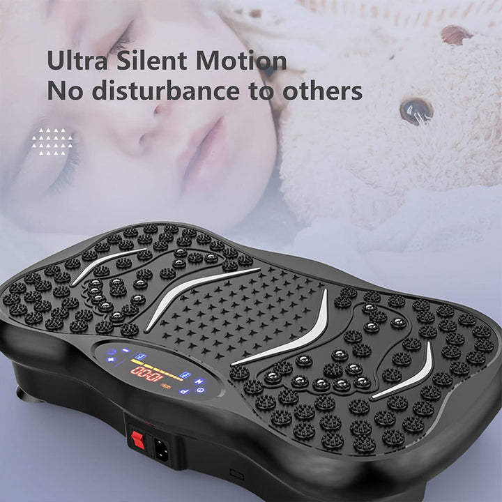 Power Vibration Plate Exercise Machine – 99 Levels & 10 Modes, Bluetooth, Remote ControlHome Fitness & Weight Loss Equipment | Full-Body Workout, Fat Burning & Muscle Toning