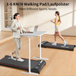 Upgraded Large-Size Home Walking Treadmill with Built-in Music & Multi-Function LED