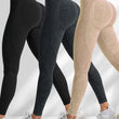 3PCS Womens Hiden Scrunch Sand Wash Print Yoga Pants - Stretchy, Seamless Leggings For Fitness, Running