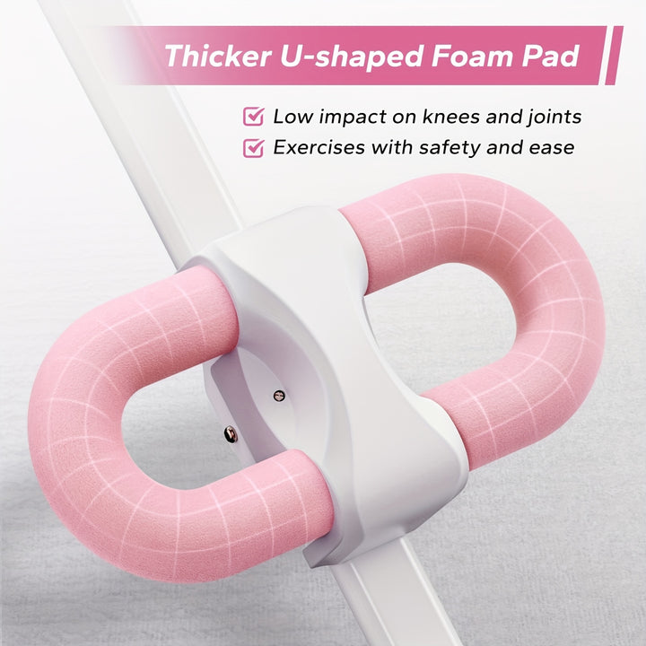 MERACH Adjustable Ab Machine Foldable Abdominal Trainer - Heavy-Duty Foldable Ab Workout Equipment w/Adjustable Backrest & Crunch System for Home Gym, Suitable for Men &, Stomach Toning (No Electronics)