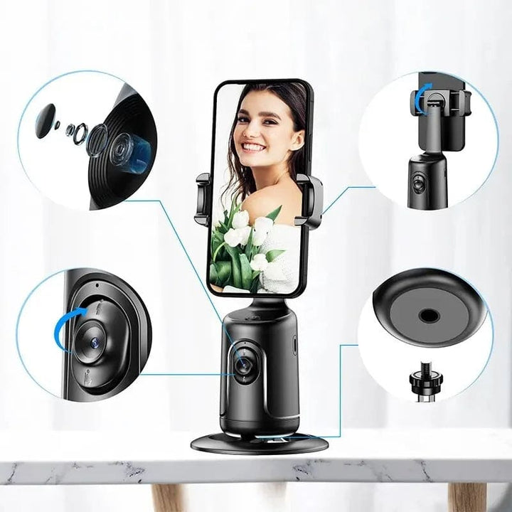 360 Auto Face Tracking Gimbal AI Smart Auto Phone Holder