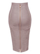 Solid zipper sexy bandage skirt, Elastic bodycon, ladies pencil skirt